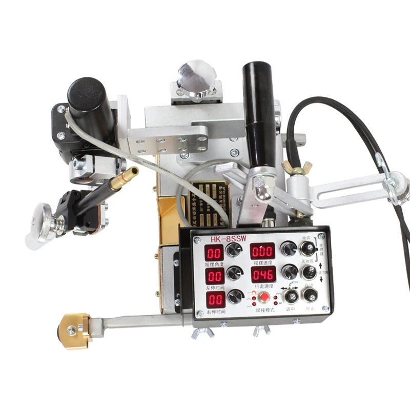 HK-8SS-W 220V Mobile Welding Trolley 0-900mm/min Welding Speed Swing Steel Equipment
