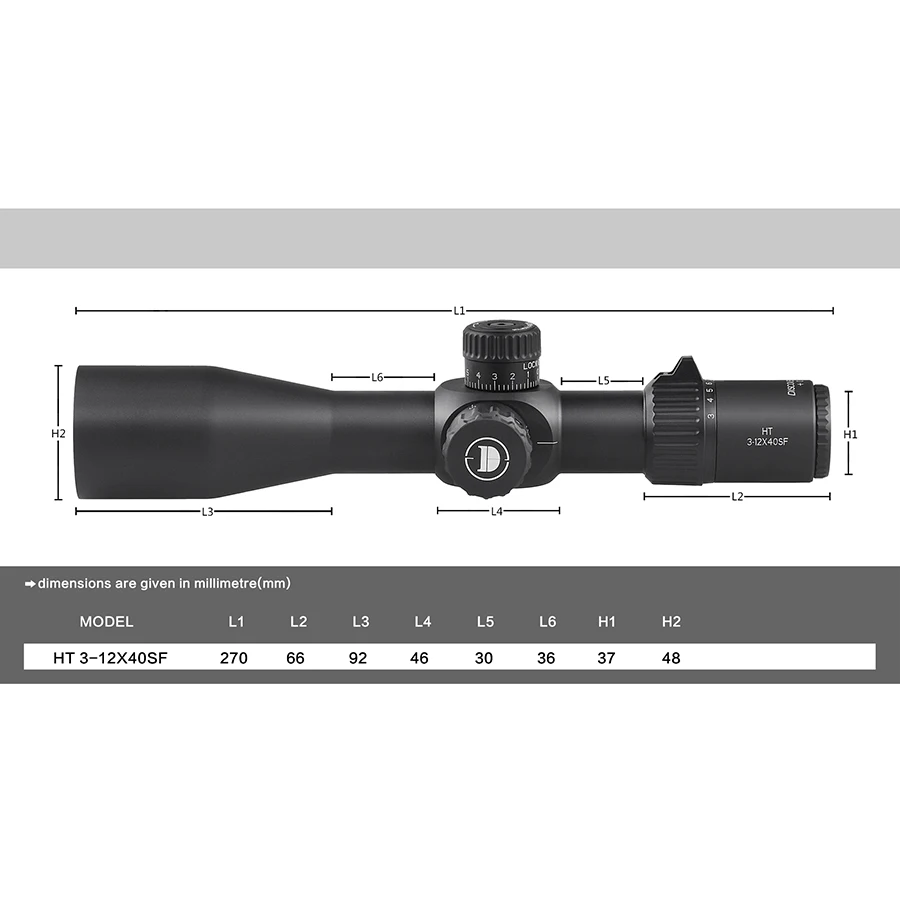 hyuga Rifle Scope SF3-12×40 Amazon.co.jp: HYUGA SF3-12x40 SF3-12x40 Rifle Scope : Sports