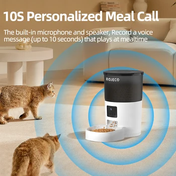⁦ROJECO Smart Pet Feeder with Camera⁩ - الصورة ⁦3⁩