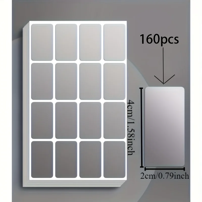 160/250pcs Detachable Waterproof Label Stickers, Handwritten Label Paper Suitable for Office Storage Boxes, Relocation Folders