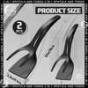 2 in 1 Grip Flip Spatula Clamp Egg Pancake Fish French Toast Omelette Making Non Stick Home Kitchen Cooking Turner Tool 2