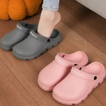 New Men Women EVA Chef Shoes Non-slip Waterproof Oil-proof Shoes Comfortable Workers Slippers Outdoor Fishing Shoes 1