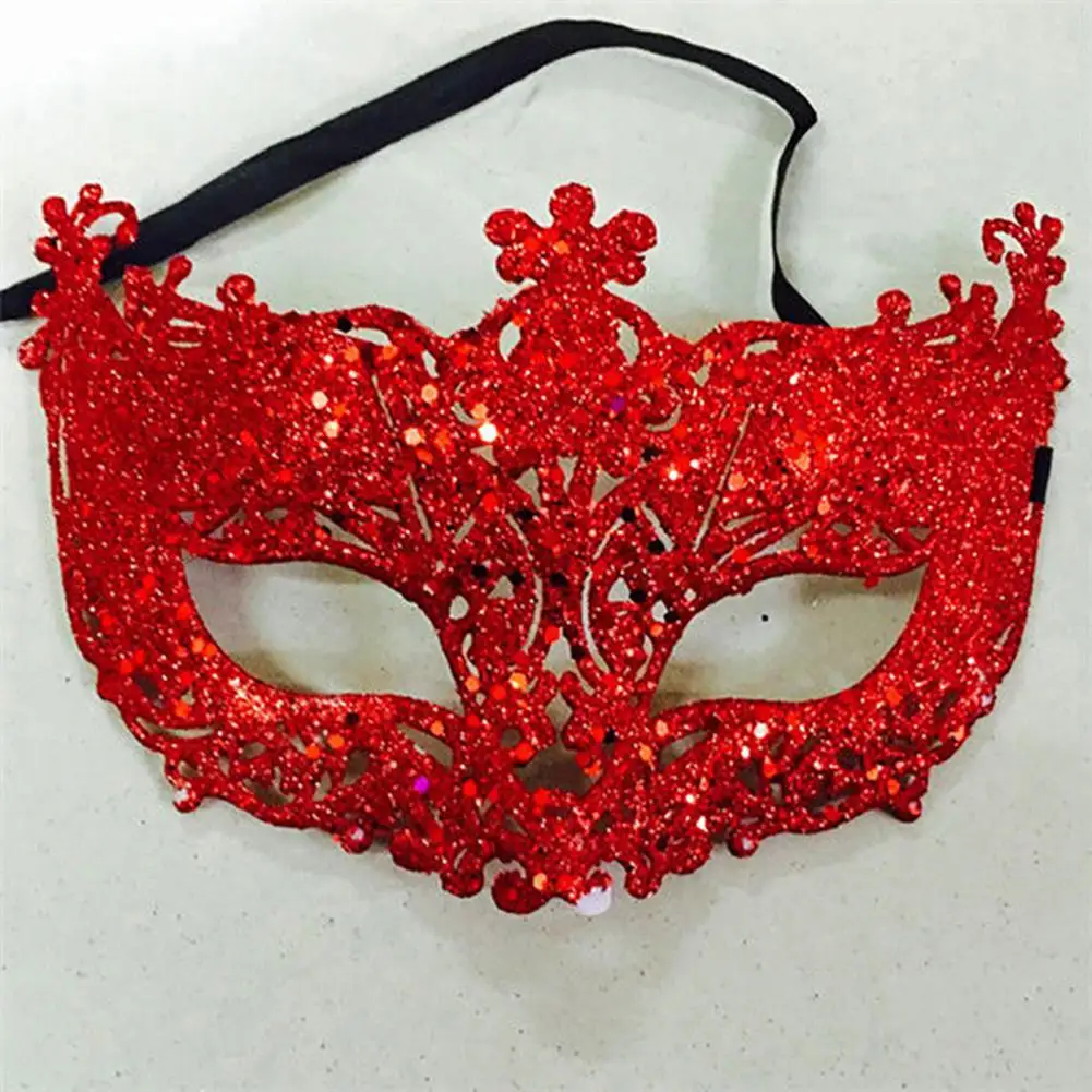 Half Face Mask Masquerade Mask Full Face Mask Glitter Anime Cosplay Mask Masquerade Face Mask Sexy Prom Party Props Costume Halloween Nightclub Queen Eye Babydolls