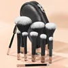 10Pcs Makeup Brushes Set With Bag Cosmetic EyeShadow Foundation Loose Powder Blush Detail Brush Blending Beauty Make Up Tools 1