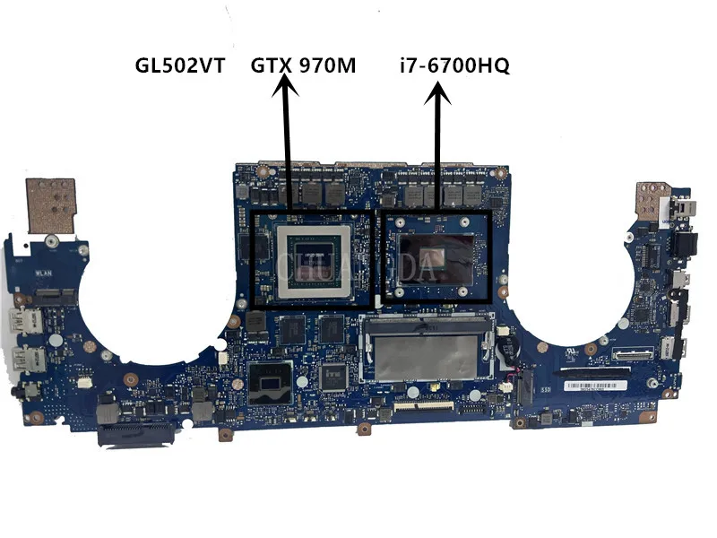 For ASUS ROG GL502V GL502VT i7-6700HQ CPU 8G-RAM GTX970M Laptop For ASUS ROG GL502V GL502VT i7-6700HQ CPU 8G-RAM GTX970M Laptop