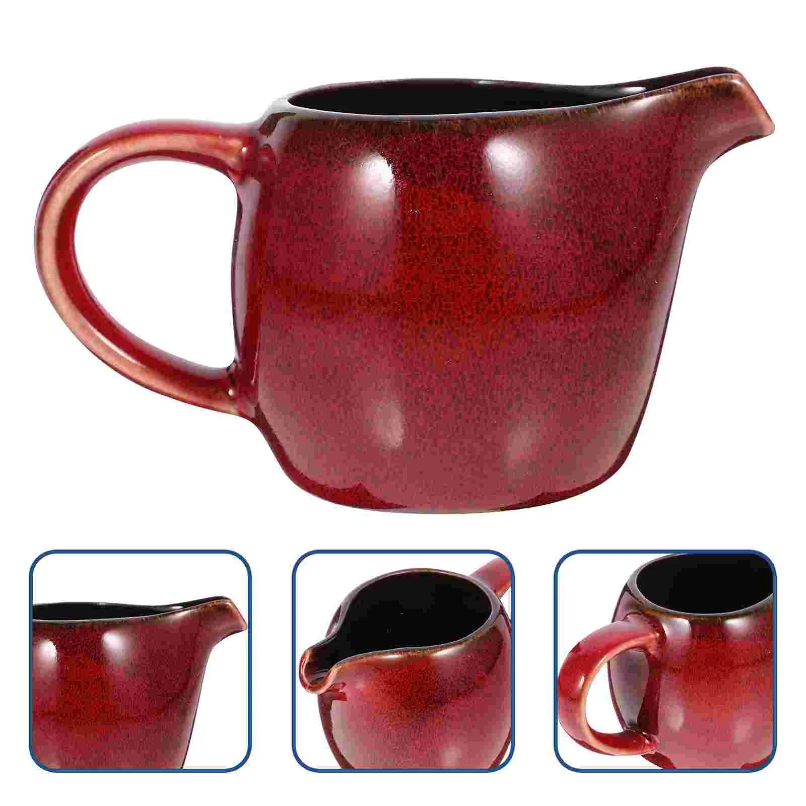 

Concentrate Ceramic Milk Cup Salad Dressing Dispenser Mini Creamer Pitcher Ceramics Container