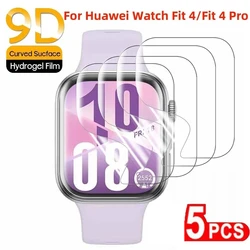 5-Pack Anti-Scratch Clear TPU Hydrogel Screen Protectors for 5 Pieces (Huawei Fit 2)