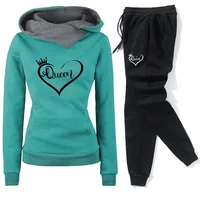 Women's Tracksuit Hot Sales Fashion Women's Clothing 2025 Casual Outdoor Daily Sweatpants Simplicity Sports Long Sleeve Pullover - Image 2