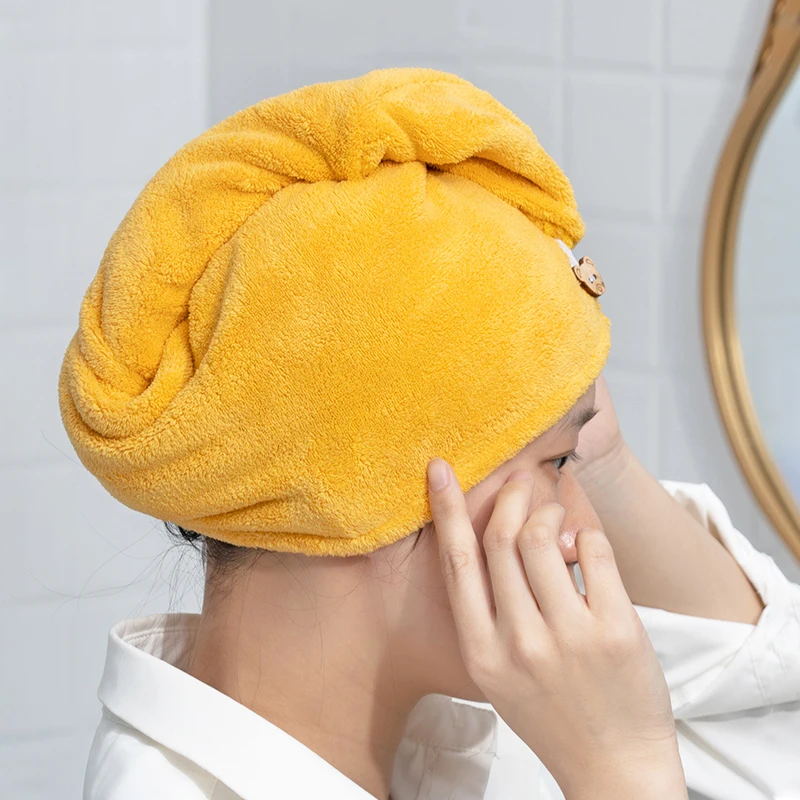Microfiber Hair Towel Wrap Ultra Absorbent Fast Drying for Women Wet Curly