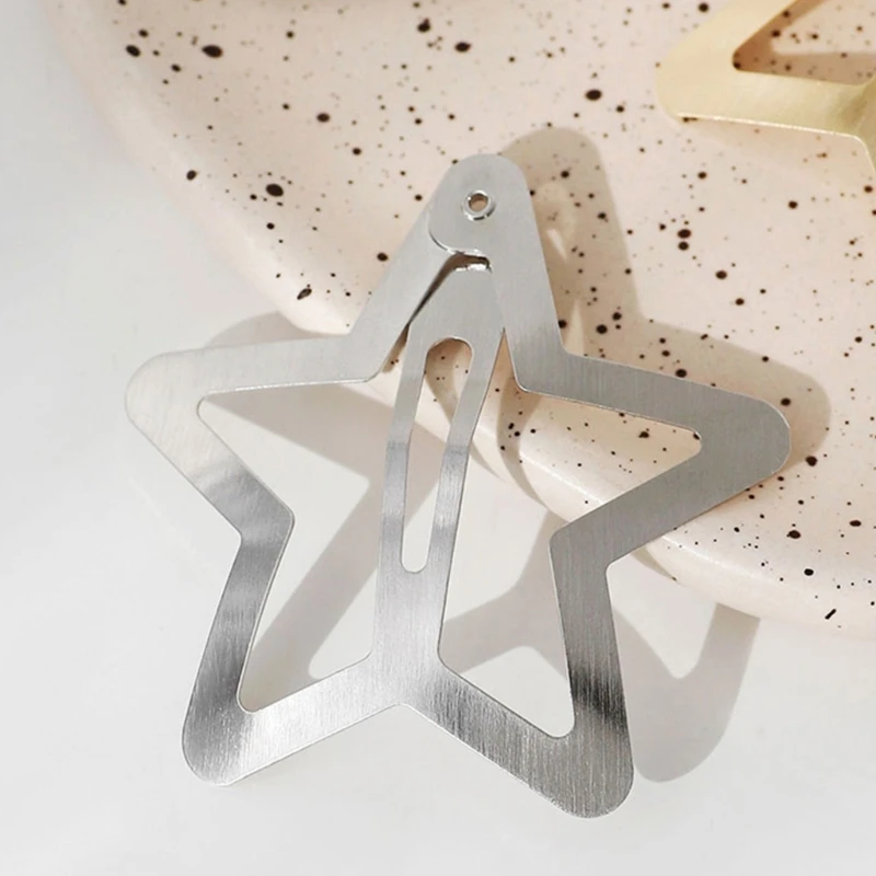 

2/5/20 шт. металлическая заколка для волос со звездой, заколка для покупок и путешествий, милая заколка для волос для девочек