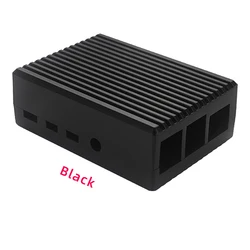 Sleek Aluminum Alloy Cooling Enclosure for Enhanced Durability and Performance (Black)