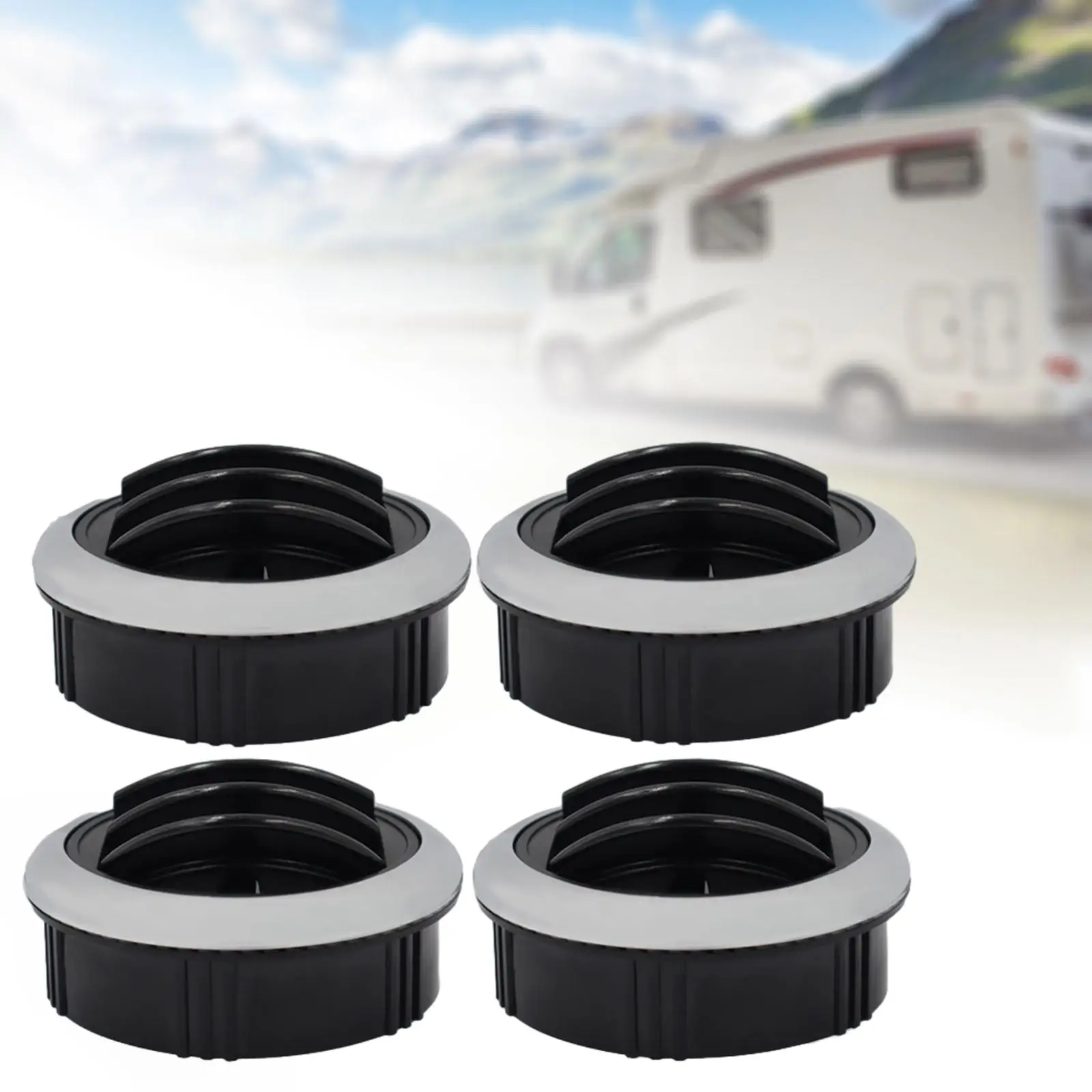 

4Pcs RV Bus Air Conditioning Outlet Vent Deflector for Bus Marine Boat