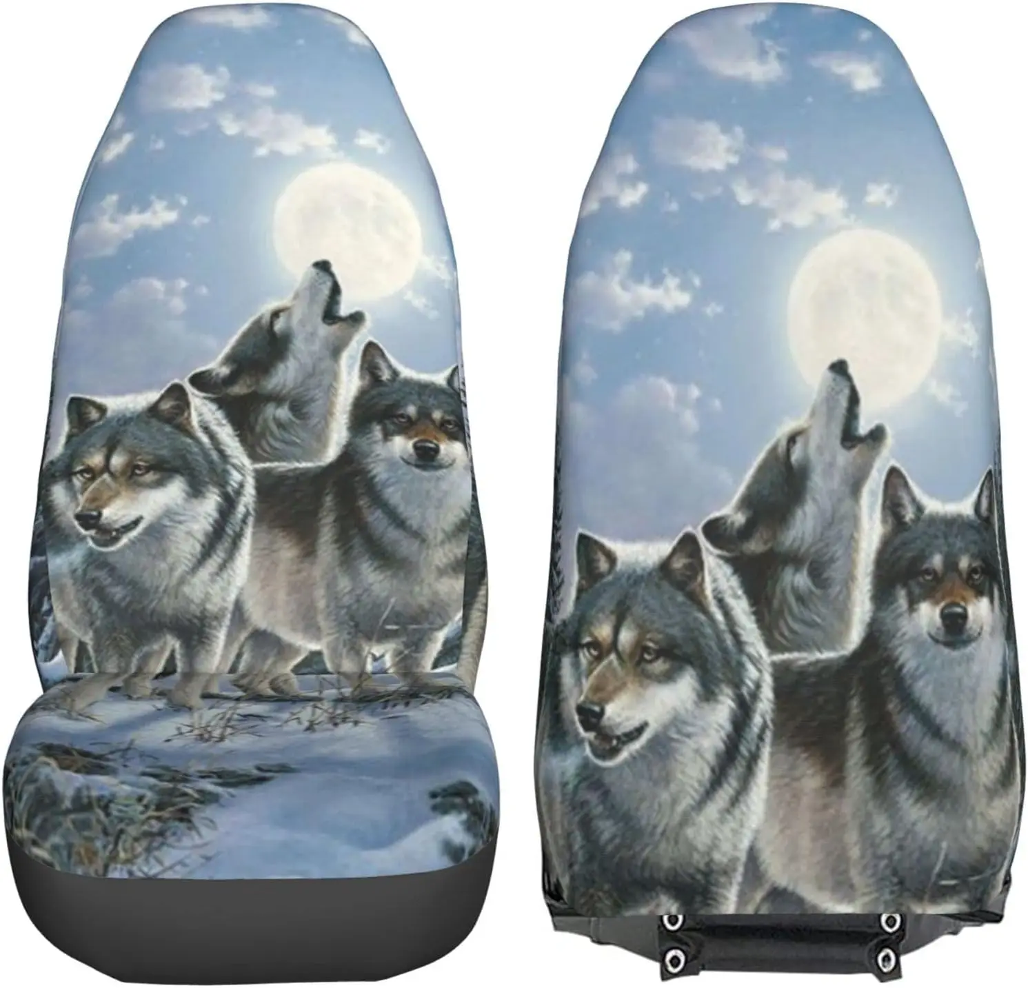 

Чехлы на передние сиденья автомобиля Snow Wolf Group, 2 шт.