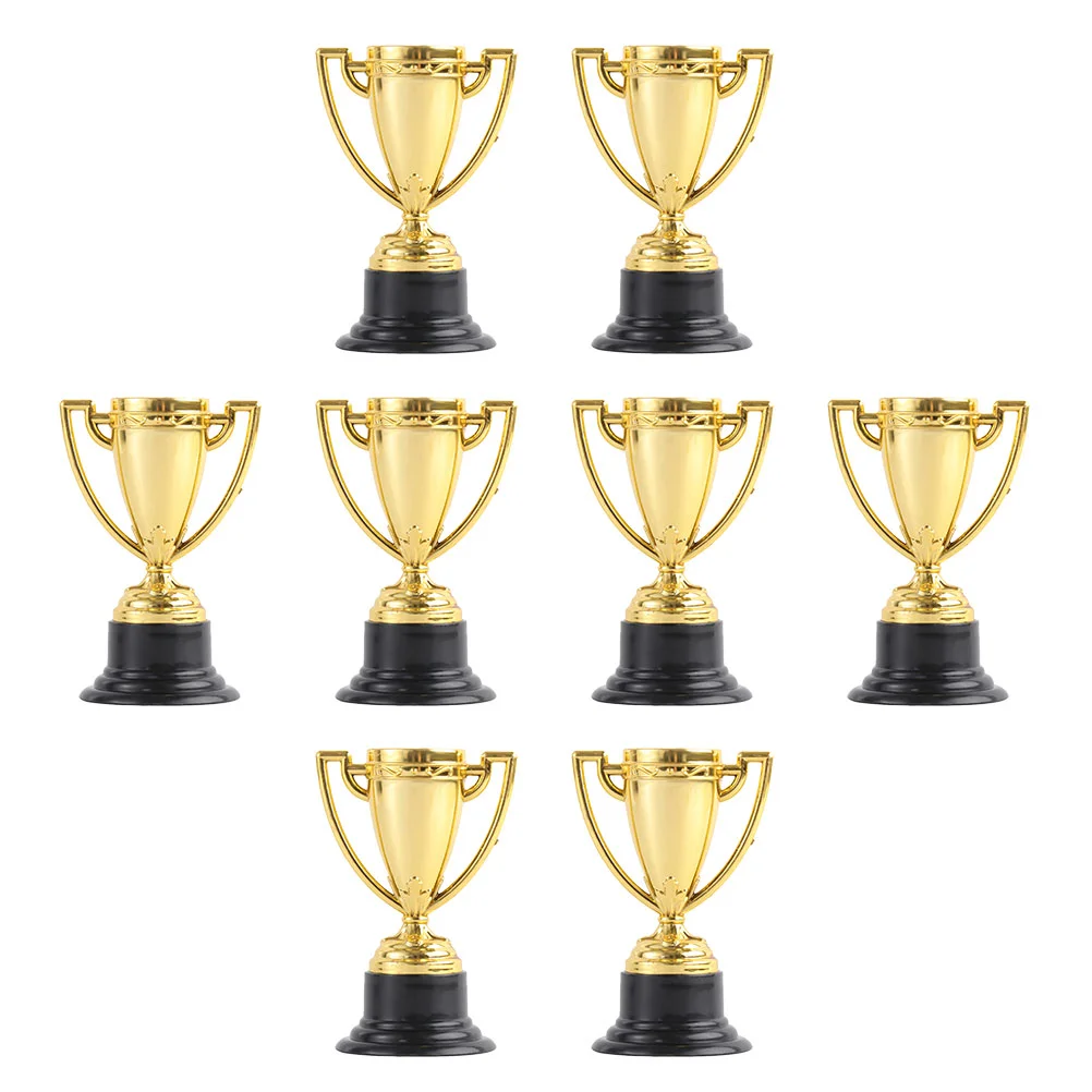 

16 Pcs Reward Small Trophy Basketball Gifts Mini Award Toys Children's Trophies The Medal Ceremony Plastic Cup