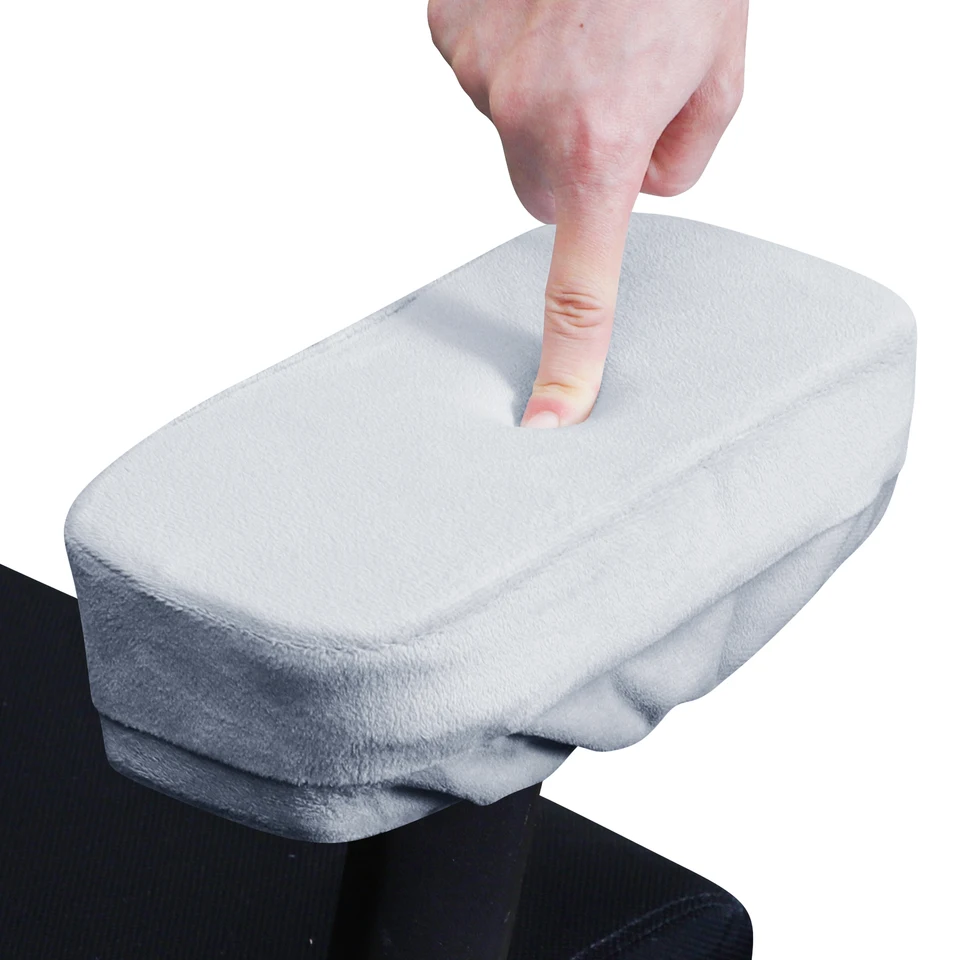Housses d'accoudoirs de bureau, 2 pièces, housses détachables pour