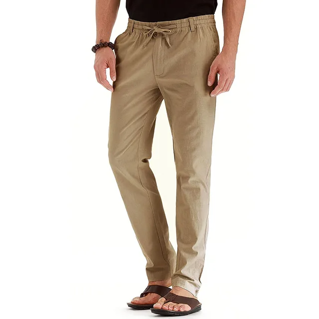 New Casual Pants Men Business Straight 