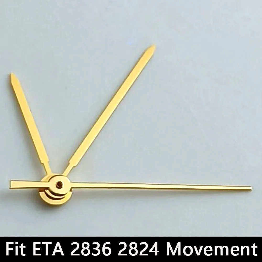 Silver/Gold Luminescent Watch Hands