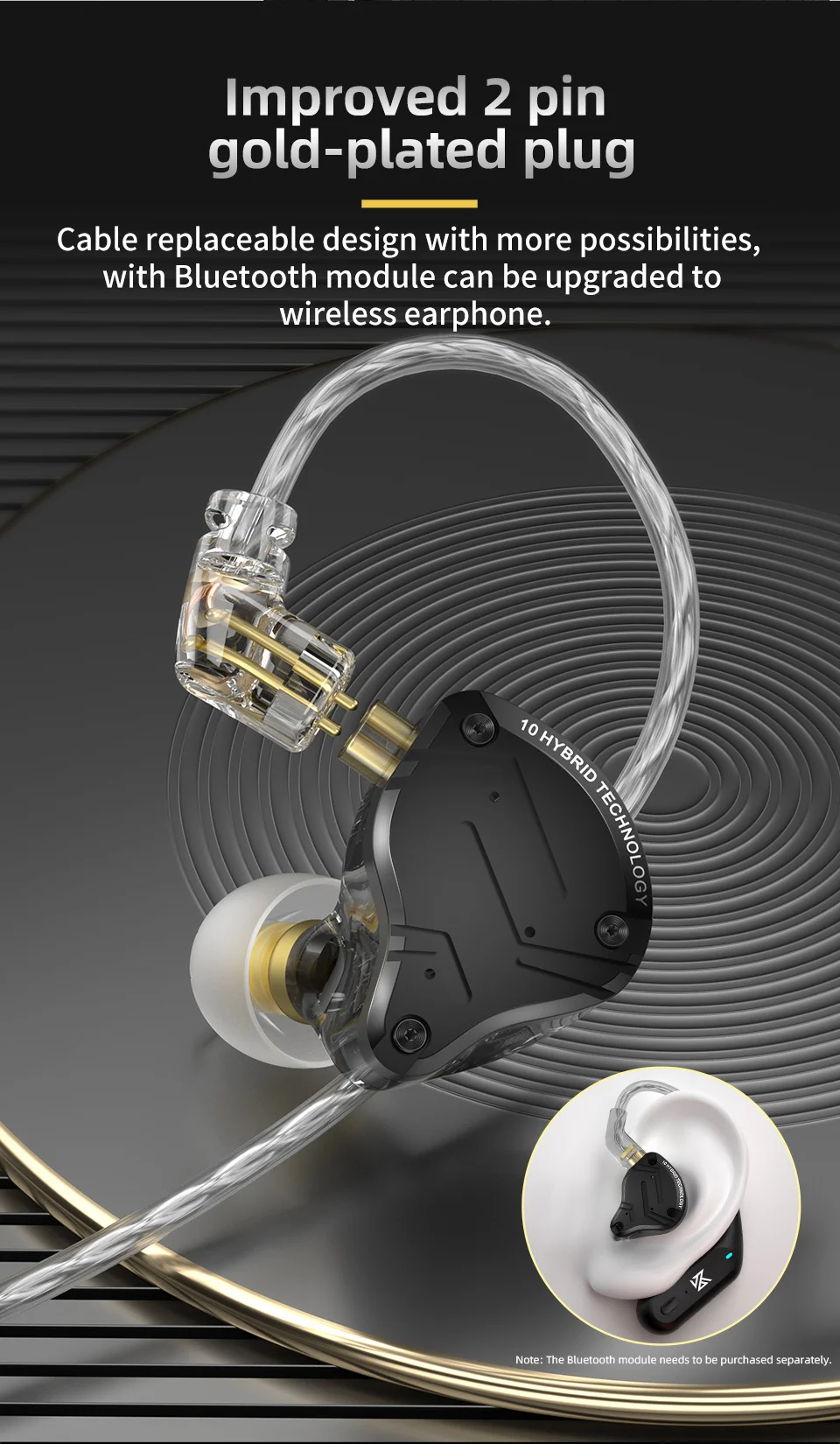 NEW KZ ZS10 PRO X HIFI Bass Headset Hybrid In-ear Earphone Sport Noise Cancelling Earbuds KZ ZSN PRO AS16 PRO AS12 ZSX ZAS