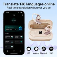MSAI 138 Languages Wireless Translator Earbuds Multilingual Translate Bluetooth AI Headphones Tow Way Real Time Translation - Image 3
