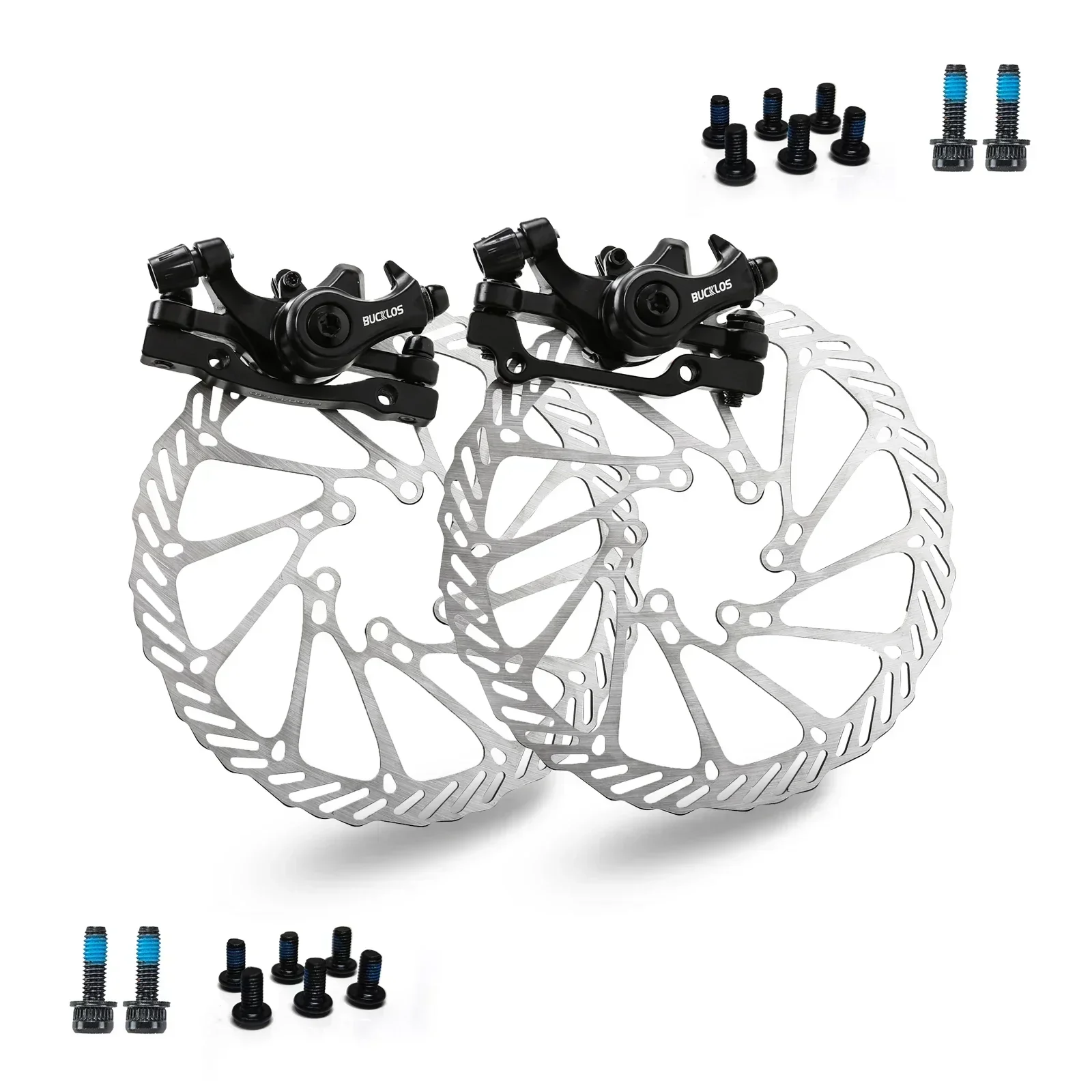 1Pair Caliper-Rotors