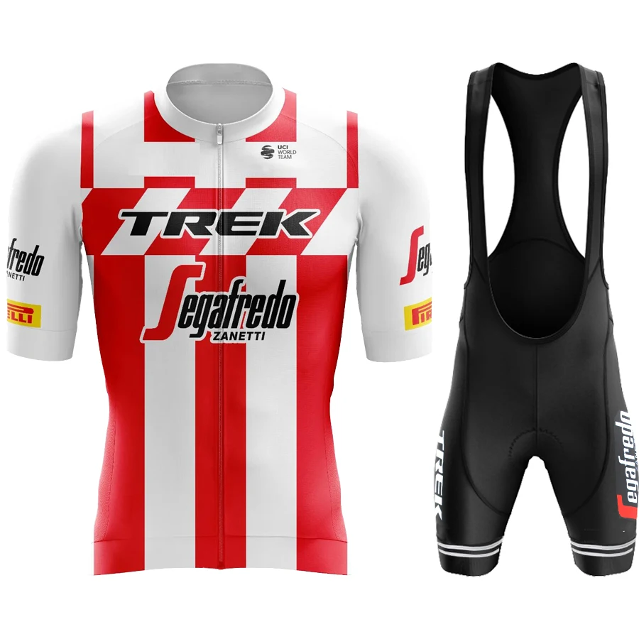 TREK Cycling Suit Man Pants Mtb Summer Bike Jersey Men's Bicycles Set Bib Clothing Shorts Jerseys Racing Blouse Uniform Uniforms 3