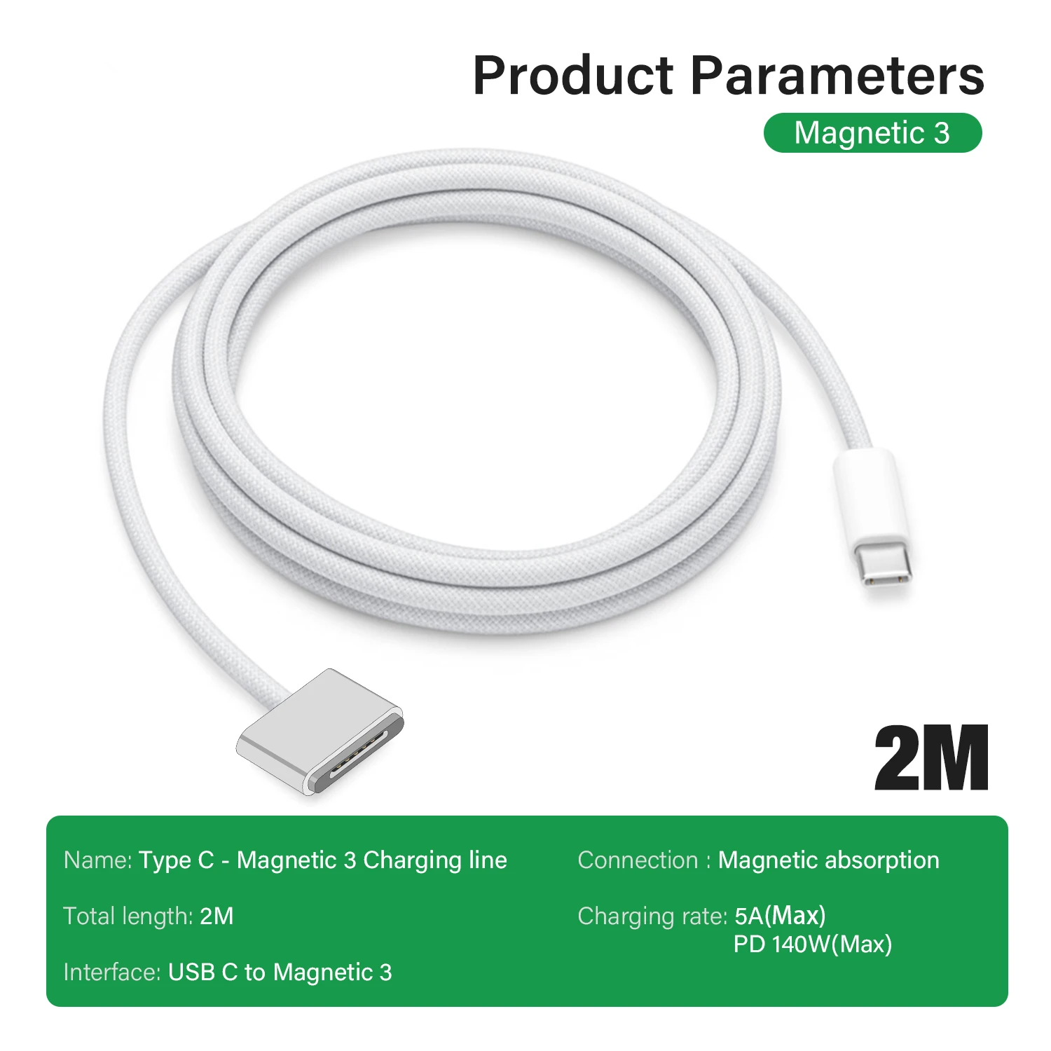 MagSafe3 Magnetic USB-C to Charging Cable