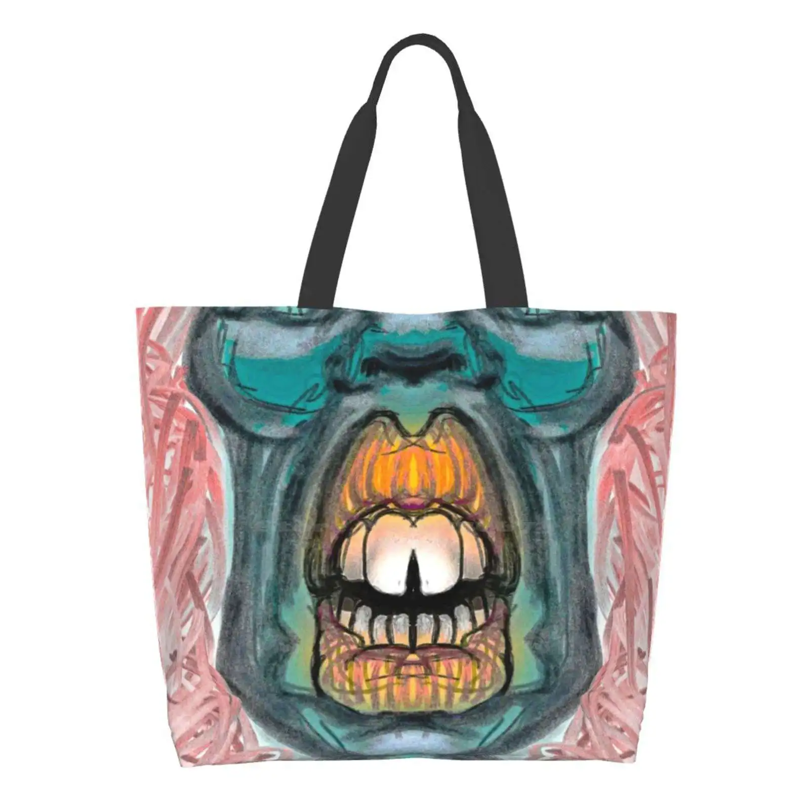 Killer Clown With Bug Eyes Women Totes Borse A Tracolla Per Ragazze Da Viaggio Borsa Shopper Bag It Clown Killer Clown Spooky