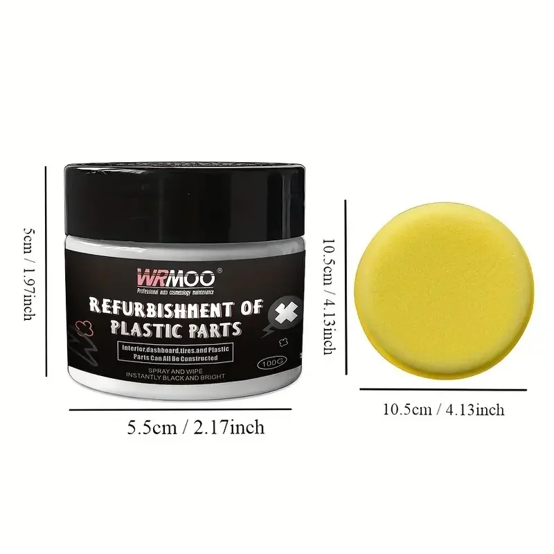 Car Interior Restoration Kit: Plastic Restorer & Leather Repair Back to Black Gloss – Restore Shine and Protect Car Interiors 5