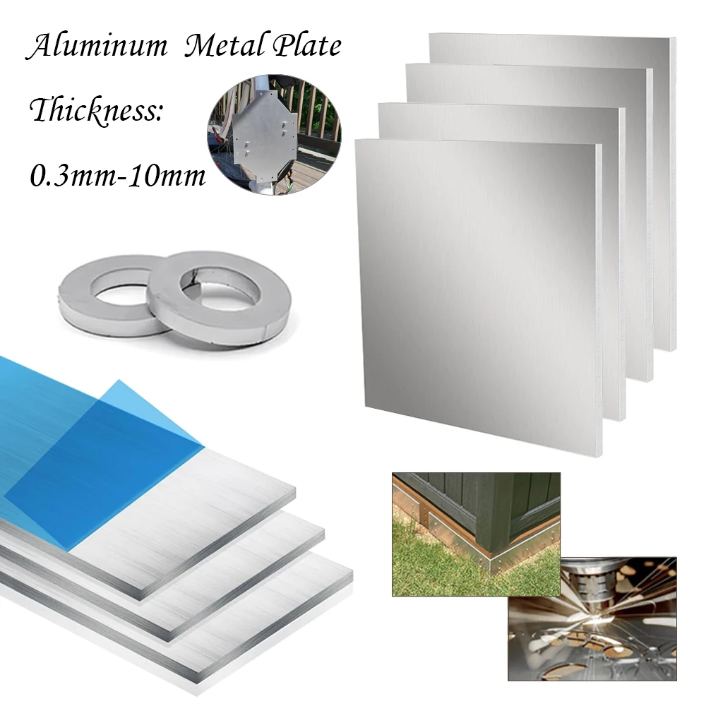 Premium Aluminum Plate - Durable & Versatile Metal Sheet for Cutting & Protective Applications