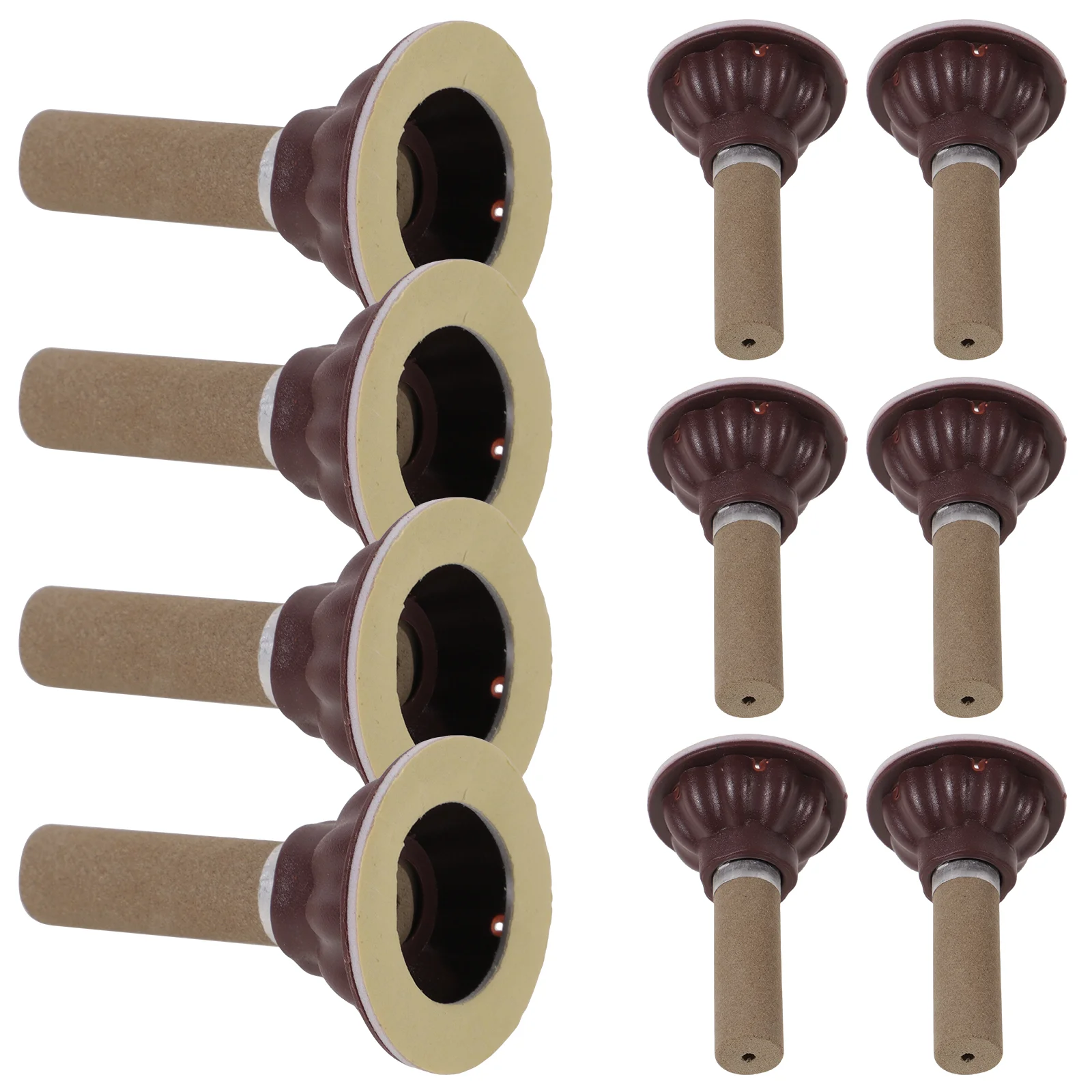 50 Sets Handmade Moxa Roll Sticks Effective Moxa Sticks with Base Moxibustion Accessories 5