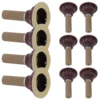 50 Sets Handmade Moxa Roll Sticks Effective Moxa Sticks with Base Moxibustion Accessories 5