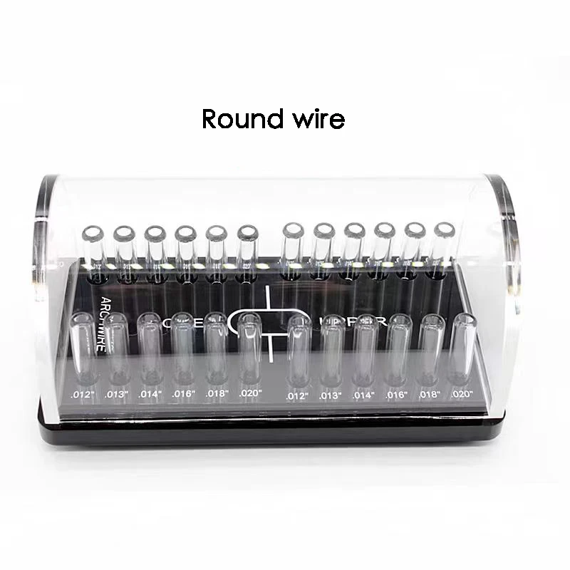 Orthodontic Bow Box Square Wire Round Wire Sorting Frame Pre-Formed Bow Placing Box Nickel-Titanium 1pcs