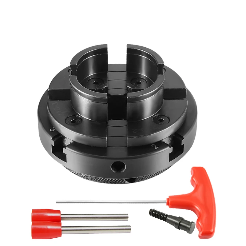 

4" Wood Lathe Chuck 100mm 4 Jaw Self Centering with Thread 1 Inch M33 M18 Woodturning Tool Accessories for Woodworking DIY