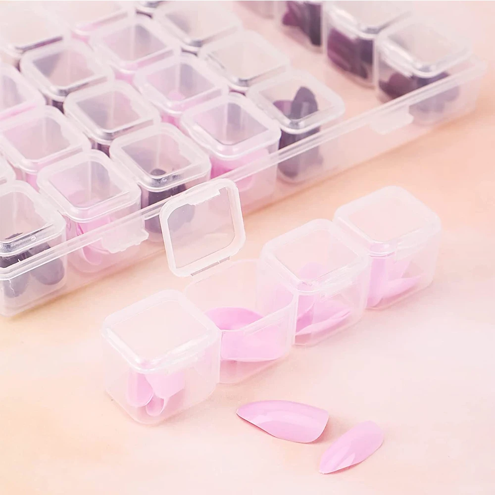 28/56 Girds Plastic Storage Box Jewelry Beads Diamond Painting Nail Art Storage Container Case Storage Box Diamond Painting Storage Box Storage Container Plastic Storage Box Jewelry Box