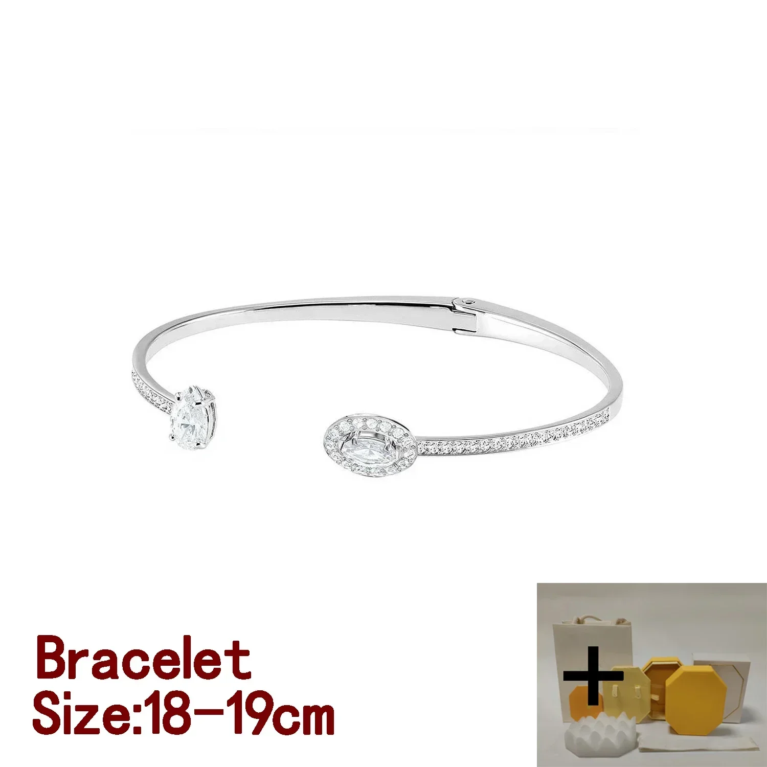 

Подарочный стильный браслет, Новое поступление 2024, браслет с кристаллами SWAlying для свадеб, помолвок и вечеринок