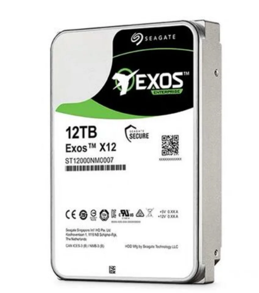 FOR Seagate Exos enterprise X14 12TB SAS 12Gb/s 3.5", 7200RPM (ST12000NM0007) HDD NEW