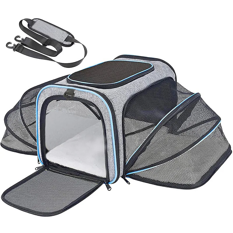 Pet Carrier Airline Approved Pet Carrier Expandable Dog Foldable