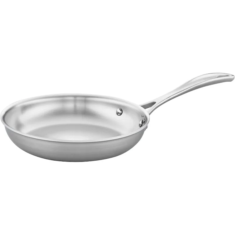 ZWILLING Spirit 3-ply 10-pc Stainless Steel Pots and Pans Set, Dutch Oven, Fry Pan,Silver 2