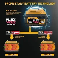 Kit batterie et chargeur DeWalt 20V MAX 5Ah d'origine, DCB205 pour perceuse sans fil, visseuse à chocs et lampe de travail DeWalt 20V 5