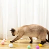 12Pcs Cat Toy Balls Soft Poms Ball Exquisite Material Pompon Ball Toy Cats Interactive Cat Toys Pet Supplies 3