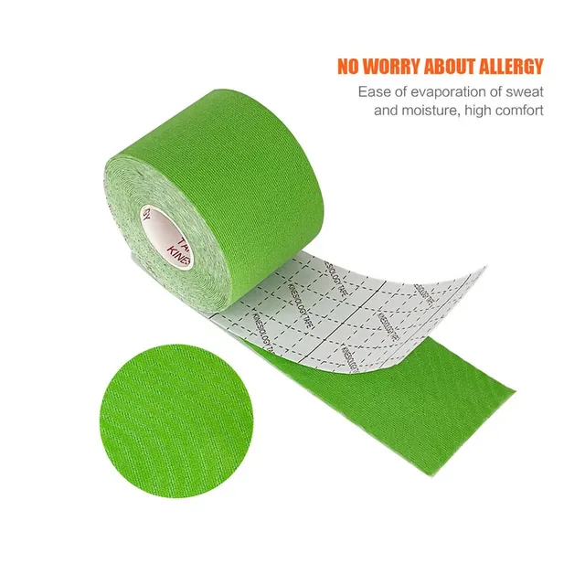 1/2/4Pcs Black Sports Tape Muscle Kinesiology Elastic Knee Pain Relief Strain Patch Athletic Recovery Stickers Fitness Bandages 6