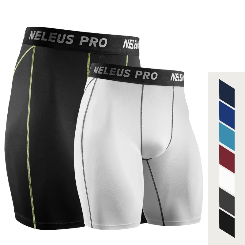 Men's Tight Fitness Shorts Basketball Leggings Quick-drying S-4XL