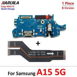 Universal USB Charger Dock Port Connector Flex Cable Replacement (A15 5G With IC - B)