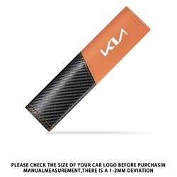 Deluxe Car Seat Belt Shoulder Protector Pad - Auto Accessory - 2pcs (New KIA Orange)