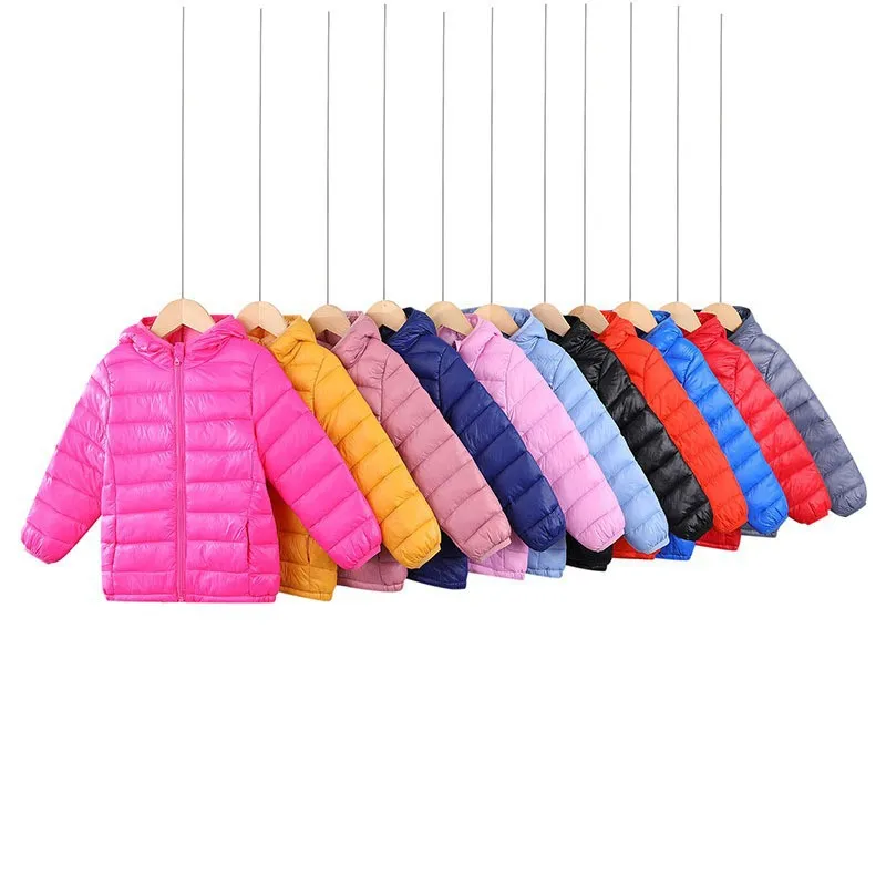 Down Cotton Jackets for 4-12 Years Old Boys and Girls