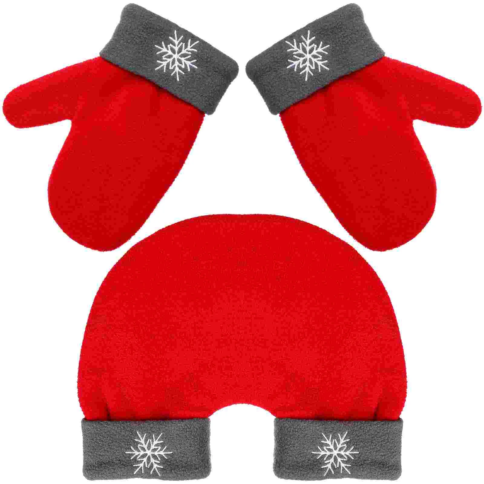 

3 Pcs Gloves Couple Lovers Thicken Warm Winter Gloves Couples Mittens Romantic Gifts