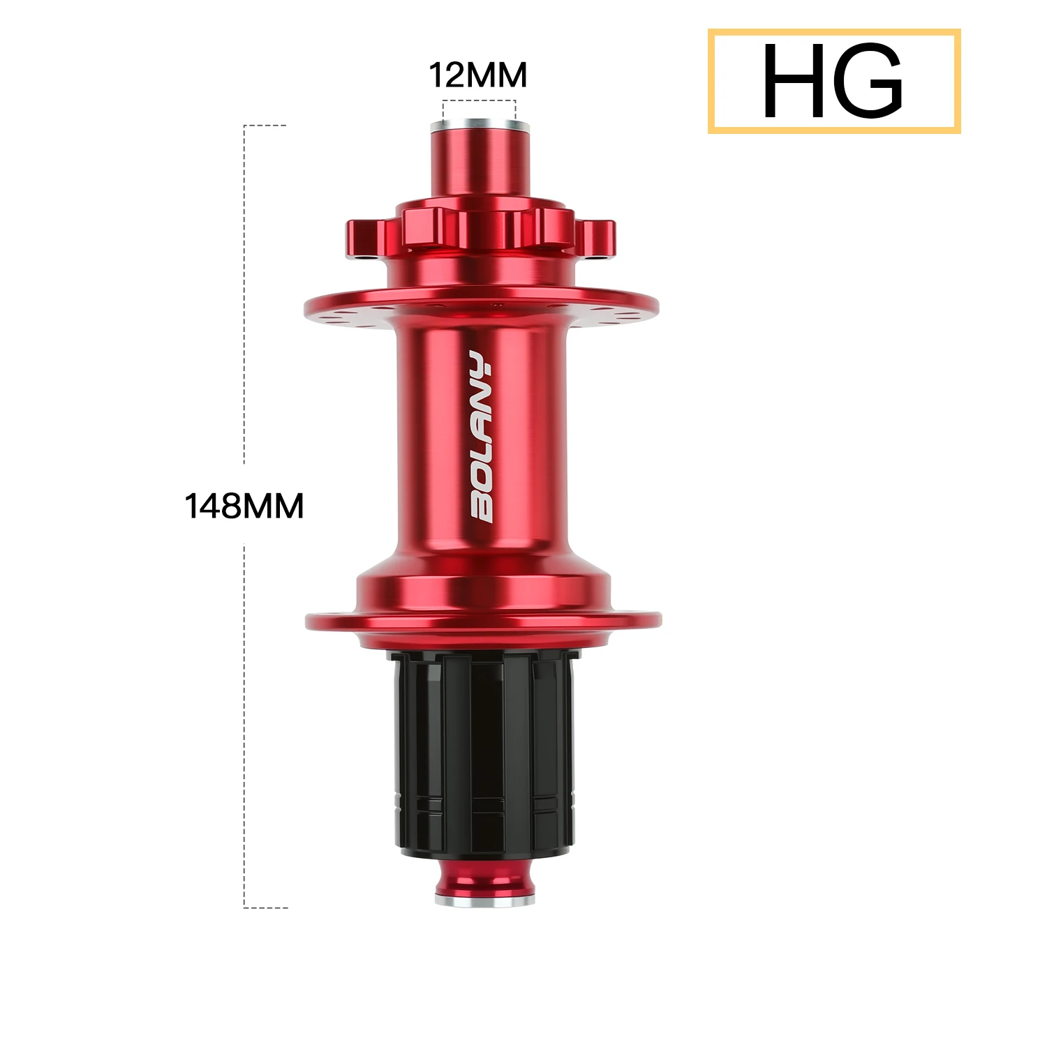 BOLANY 120クリックMTBブーストハブ 4ベアリング 32穴 HG/MS/XD対応