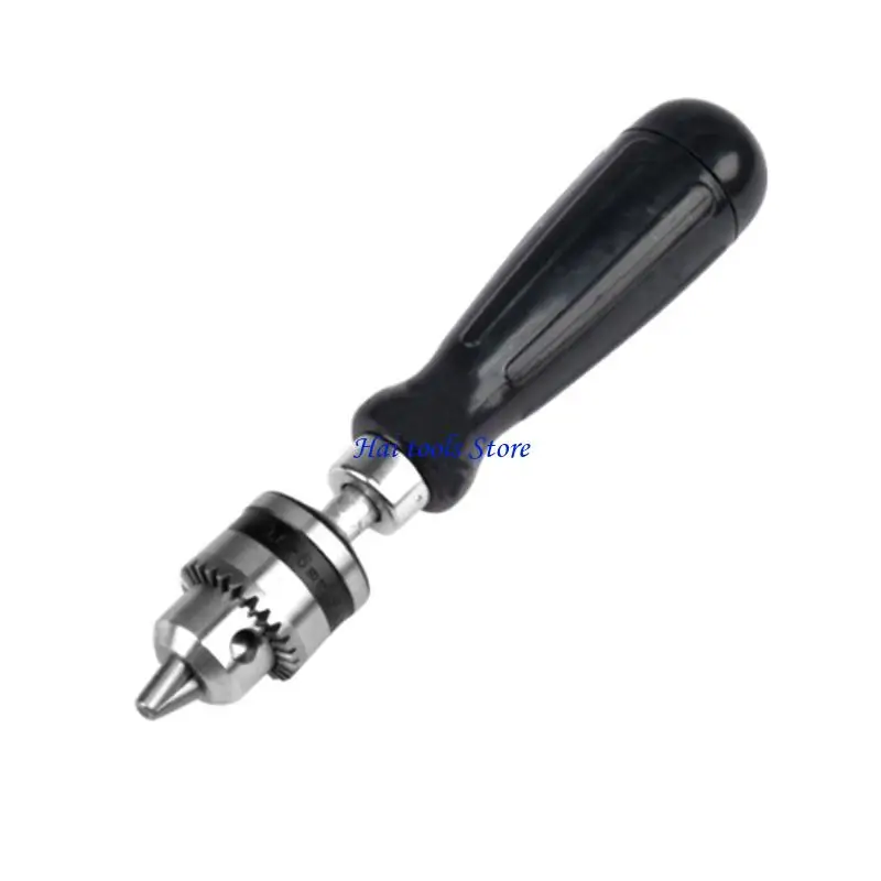 X37E Handschraubendreher Bohrfutter Handbohrset mit 1,5/2,0/3,0/4,0/5,0 mm Bits Multifunktions-Handbohrdrehung