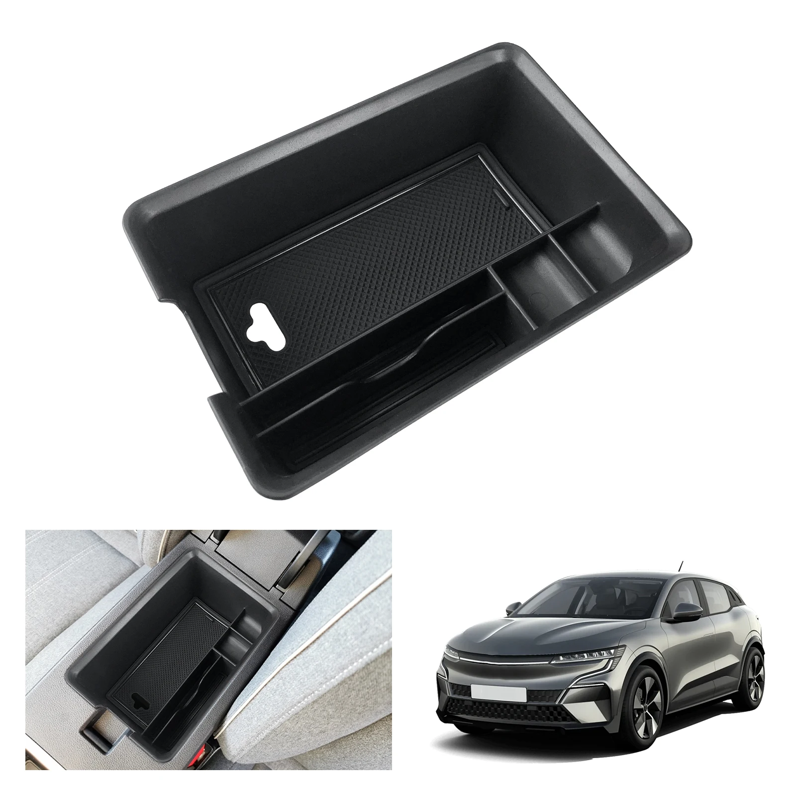 Best Renault Megane E-Tech Console Organizer (2022-2025)-beesoffpeak