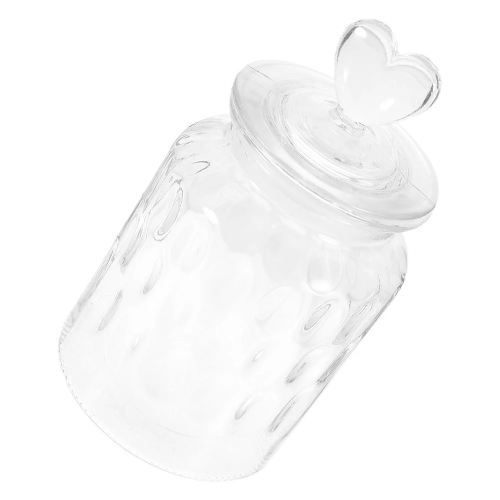 

Glass Jar Coffee Container Canisters with Airtight Lids Love Plastic Candy Jars